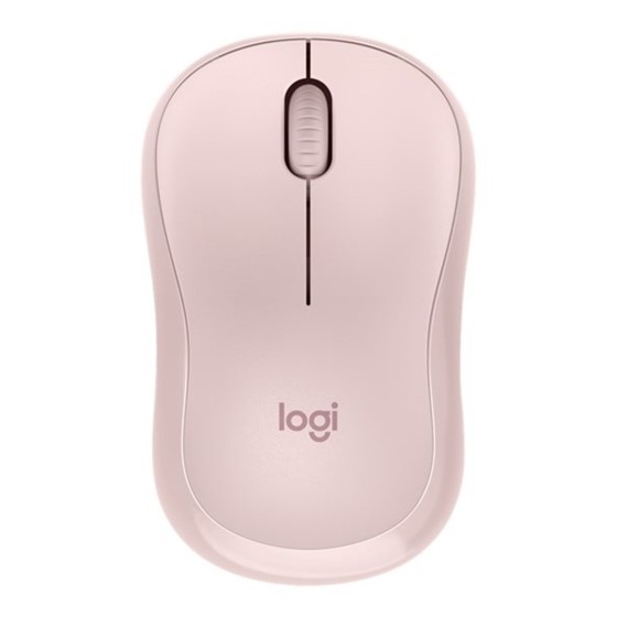 logitech mouse raton logitech m240 optico bluetooth silent rosado