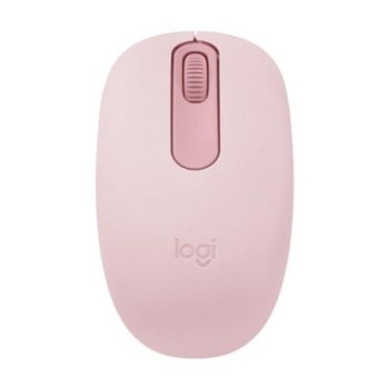 logitech raton inalambrico logitech m196 rosa