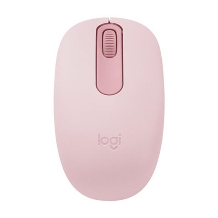 logitech raton inalambrico logitech m196 rosa