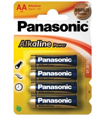 panasonic goobay lr6 4 bl panasonic alkaline power bateria de un solo uso aa alcalino