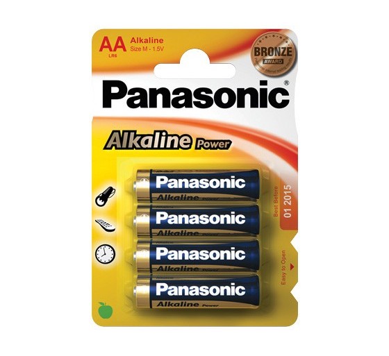 panasonic goobay lr6 4 bl panasonic alkaline power bateria de un solo uso aa alcalino