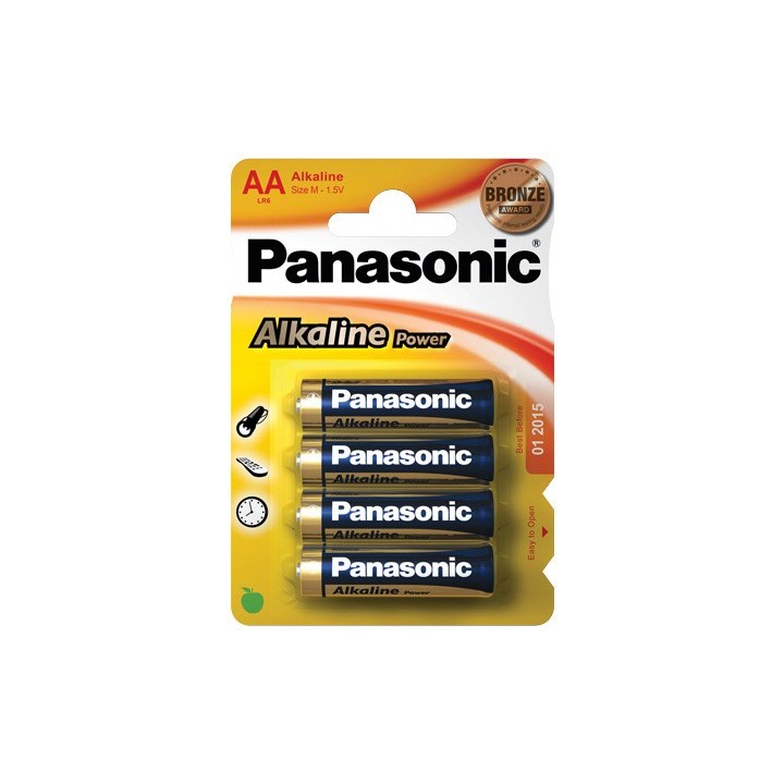 panasonic goobay lr6 4 bl panasonic alkaline power bateria de un solo uso aa alcalino