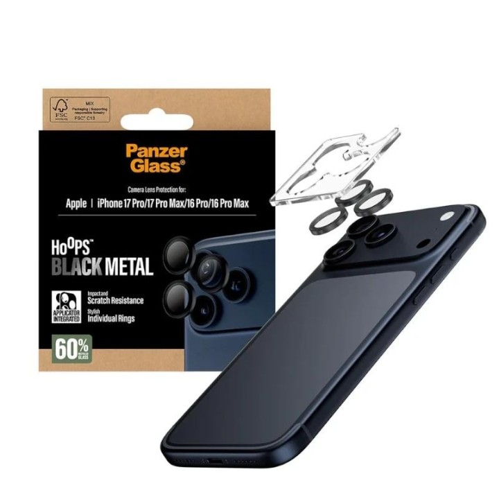 panzerglass camera protec. iphone 16 17pro/max neg