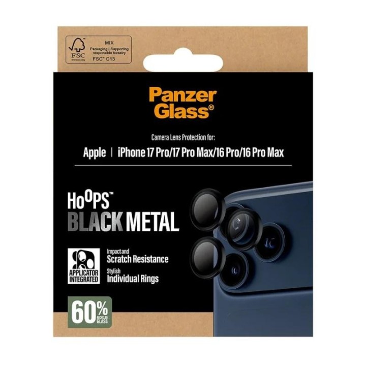 panzerglass camera protec. iphone 16 17pro/max neg