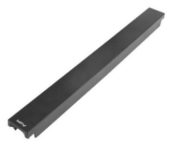 panel ciego lanberg 1u 19 en plastico retardante al fuego negro