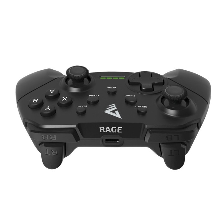 mando gamepad inalambrico pc ps3 savio rage w autonomia 8 10h 16 botones funciones programables
