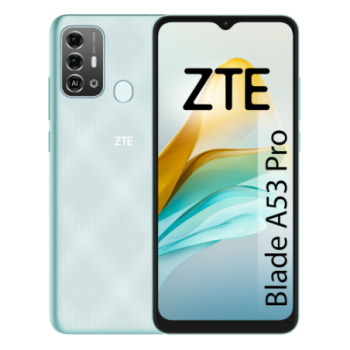 zte zte blade a 53 pro verde 4g / 6,52 hd+ / oc 1,6ghz /64gb rom / 13 + 2mp / 5000mah