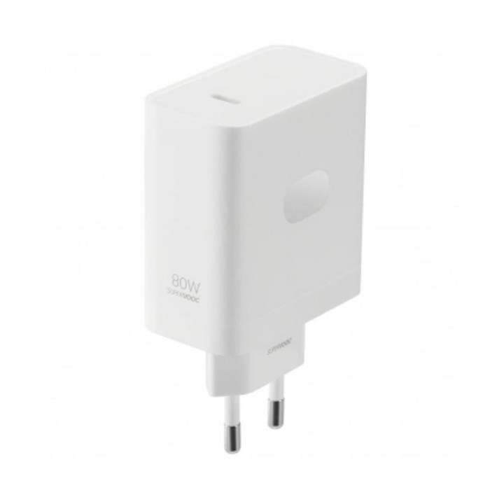 oneplus cargador one plus supervoc 80w usb tipo c blanco