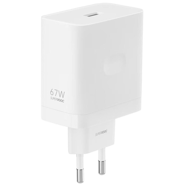 oppo cargador oppo supervooc 67w usb tipo a blanco + cable usb tipo c a usb tipo a