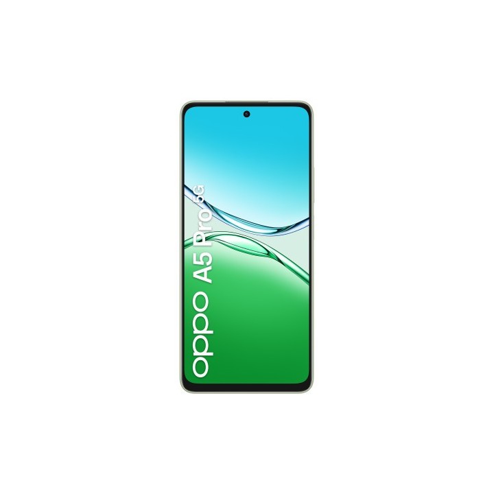 oppo oppo a5 pro 5g 16,9 cm  6.67  sim doble android 15 usb tipo c 8 gb 256 gb 5800 mah verde, oliva