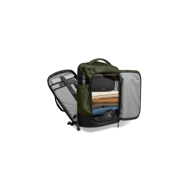 mochila portatil tomtoc navigator t66 l green 40l abertura 90o a 180o compartimento acolchado