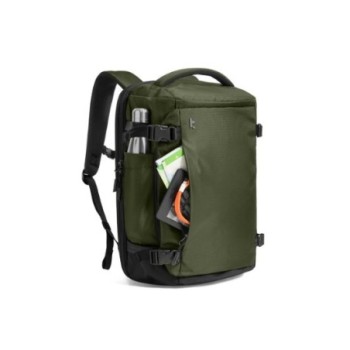 mochila portatil tomtoc navigator t66 l green 40l abertura 90o a 180o compartimento acolchado