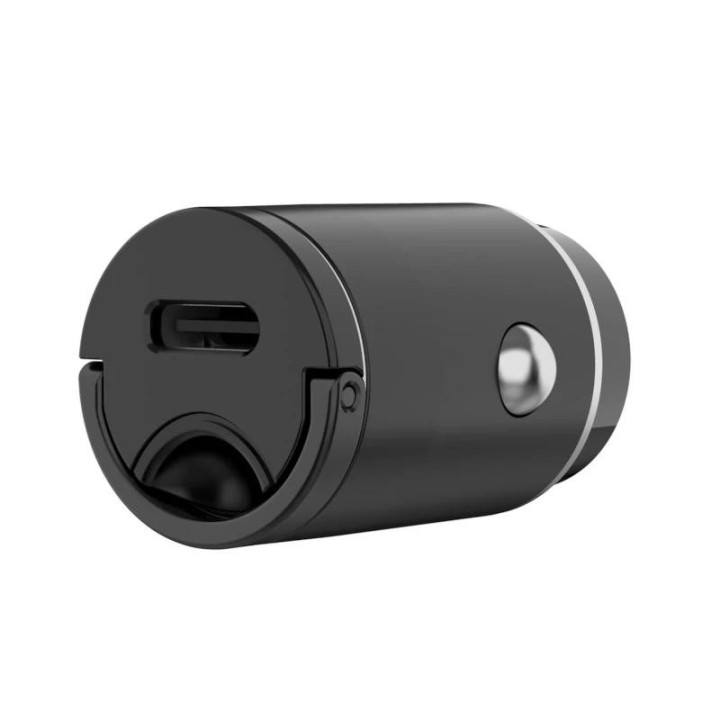 celly cargador coche usb c 30w negro