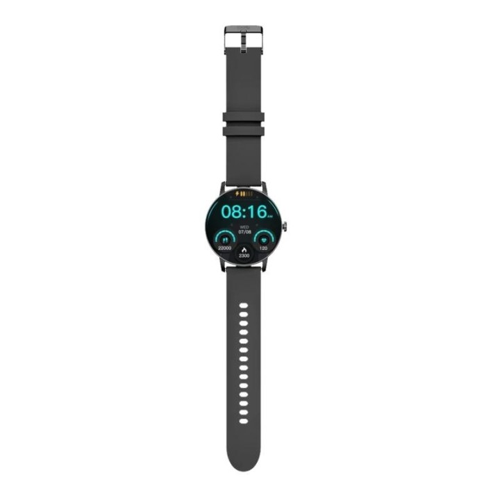 celly smartwatch redondo funcion llamada negro