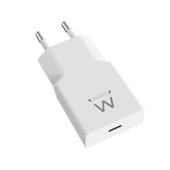 ewent cargador ewent ew1310 20w usb tipo c blanco