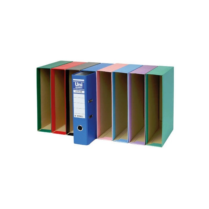 unisystem color caja folio en color rojo unisystem color 17221051  pack  12 unidades