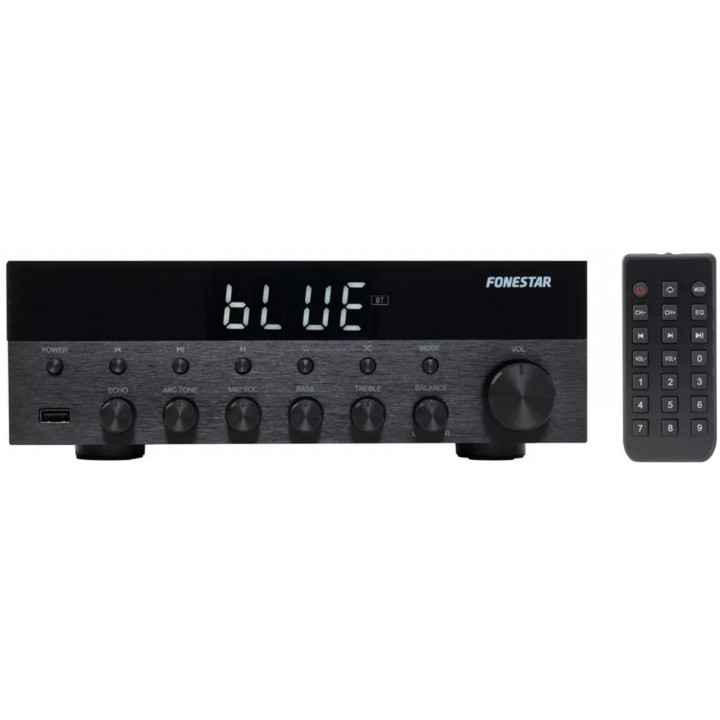 fonestar sistem amplificador estereo hifi fonestar as   1515   bluetooth   radio fm   15 + 15 w rms