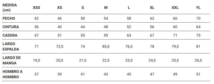 blusa abierta mujer yanira bl t.m