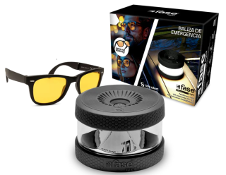 faselight baliza faselight luz de emergencia geolocalizada homologada v16 + gafas de regalo