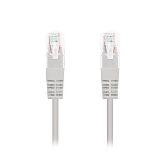 nanocable latiguillo cable red utp cat5e rj45 nanocable 10m gris