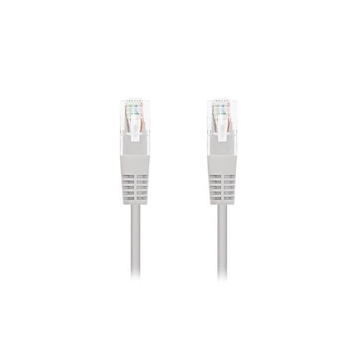 nanocable latiguillo cable red utp cat5e rj45 nanocable 10m gris