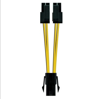 nanocable cable alimentacion 4pin/h 4+4pin/m, 15 c