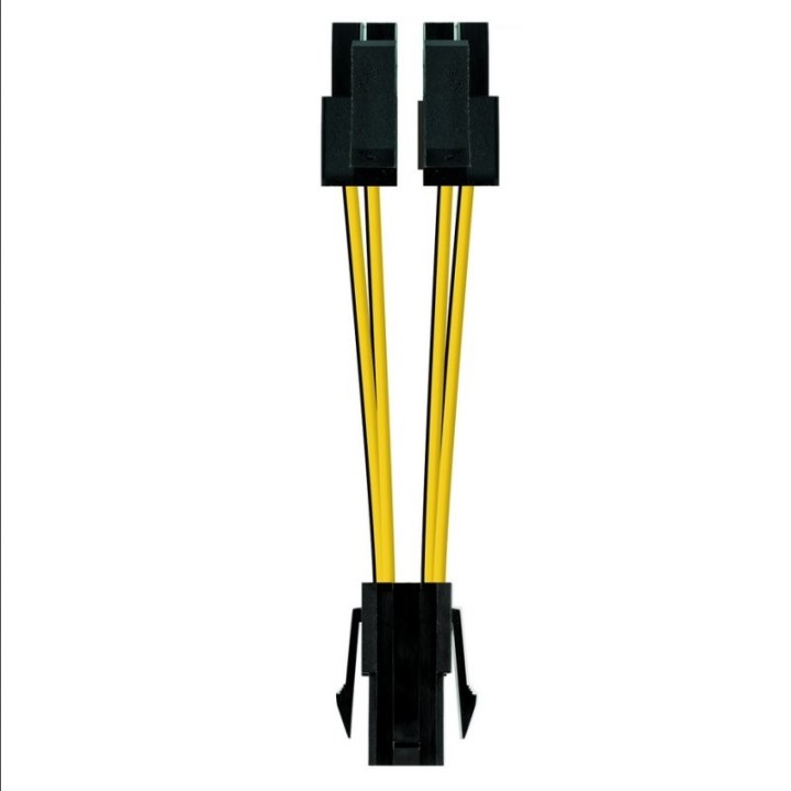 nanocable cable alimentacion 4pin/h 4+4pin/m, 15 c