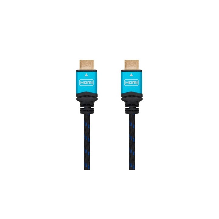 nanocable cable hdmi 2.0 nanocable 4k 0.5m    macho   macho    negro