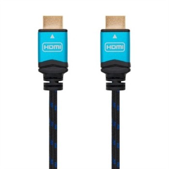 nanocable cable hdmi 2.0 nanocable 4k 0.5m    macho   macho    negro
