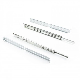 nanocable nanocable guias laterales telescopicas para caja rack de 19