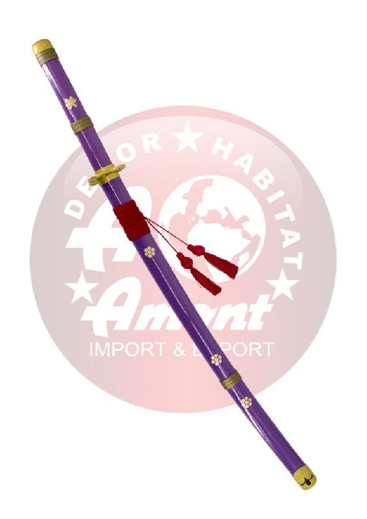 amont katana de acero decorativa amont one piece enma de roronoa zoro 103cm