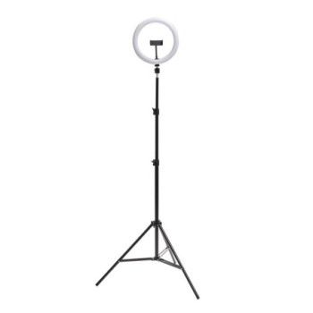 iggual kit aro luz led 10 + tripode 200 cm