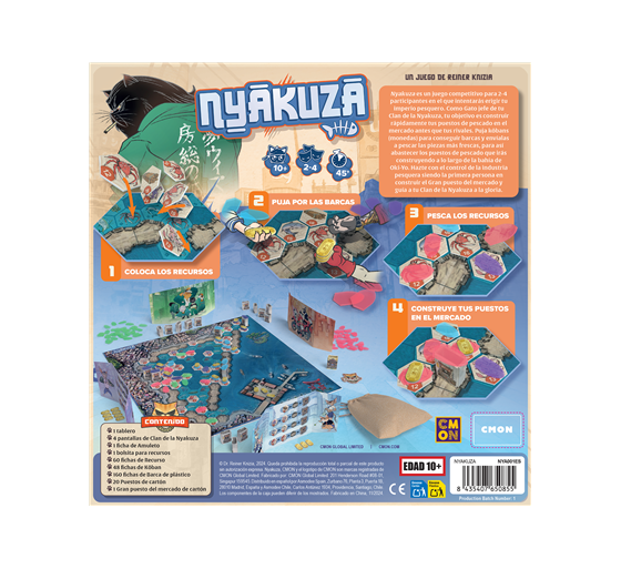 juegos juego de mesa nyakuza