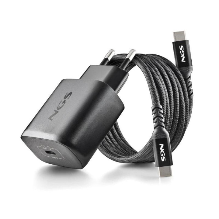 ngs cargador gan ultrarap 45w usb c con cabl