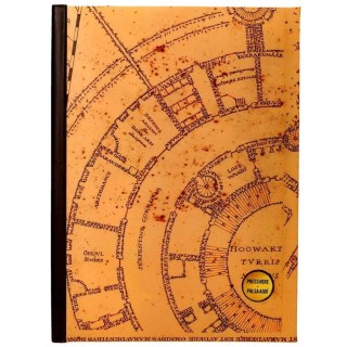 sd toys libreta sd toys harry potter mapa merodeador con luz