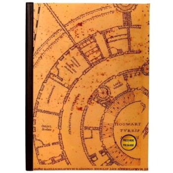 sd toys libreta sd toys harry potter mapa merodeador con luz