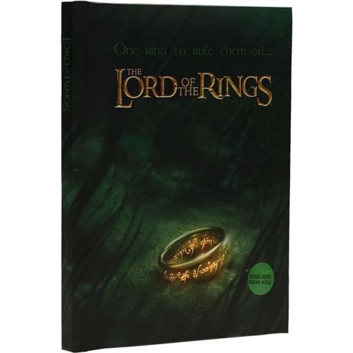 sd toys libreta sd toys el senor de los anillos un anillo para gobernarlos a todos con luz