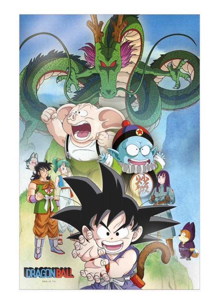 sd toys poster 3d 38x58cm shenron and heroes dragon ball