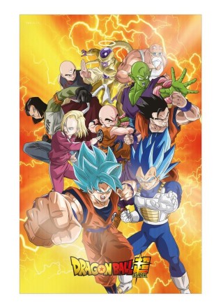sd toys poster 3d 58x38cm universal survival heroes dragon ball super