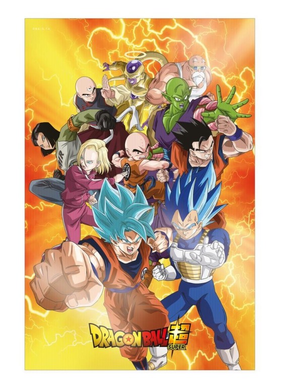 sd toys poster 3d 58x38cm universal survival heroes dragon ball super