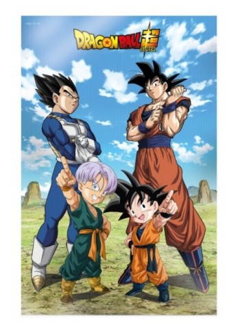 sd toys poster 3d 58x38cm battle of gods goku vegeta family dragon ball super