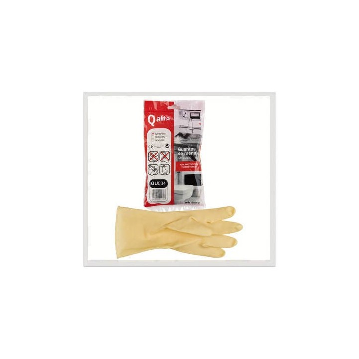 qalita paquete de 12 pares guantes satinado talla g qalita gu034
