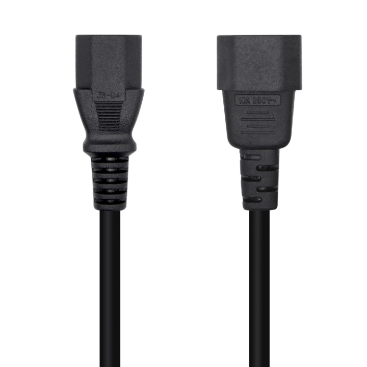 cable aisens alimentacion cpu c13/h c14/m negro 3mts