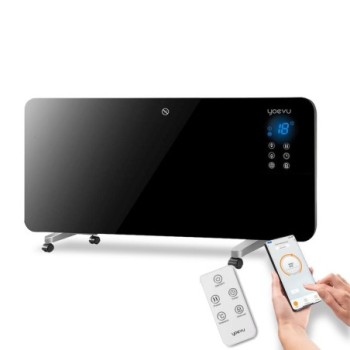 yoevu yoevu  radiador electrico bajo consumo  2000w  programable  control movil app y wifi  termosta