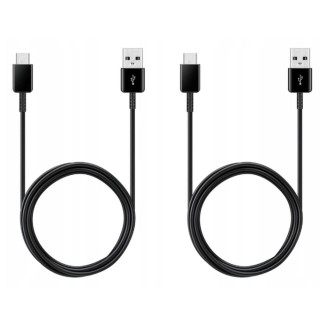 samsung cable usb tipo c a usb tipo a samsung 1.5m    macho   macho    negro 2 unidades