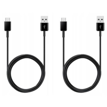 samsung cable usb tipo c a usb tipo a samsung 1.5m    macho   macho    negro 2 unidades
