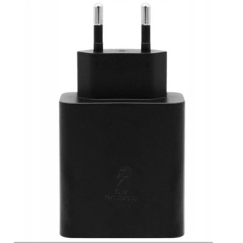 samsung cargador samsung 50w 2x usb tipo c negro + cable usb tipo c