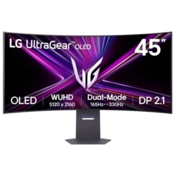 lg monitor curvo gaming lg ultragear 45gx950a   b 44.5 pulgadas 5k 165hz