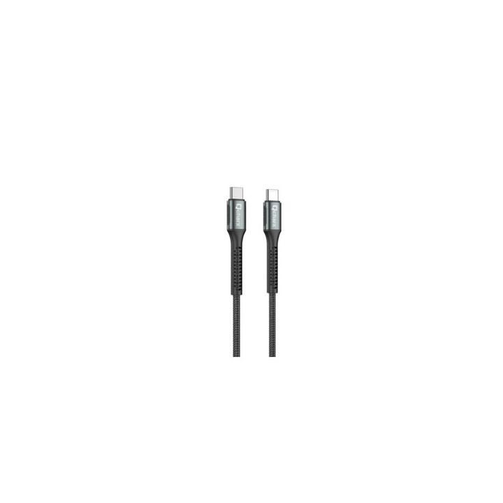 cable qcharx prague tipo c 1m tipo c a tipo c 60w negro cordon reforzado