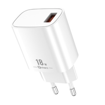 qcharx international cargador qcharx artemisia 3a 18w puerto usb blanco